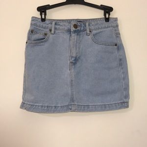 Light Wash Denim Skirt